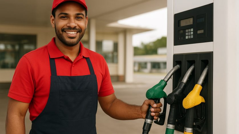 vagas em posto de combustível